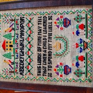 Vintage needle point